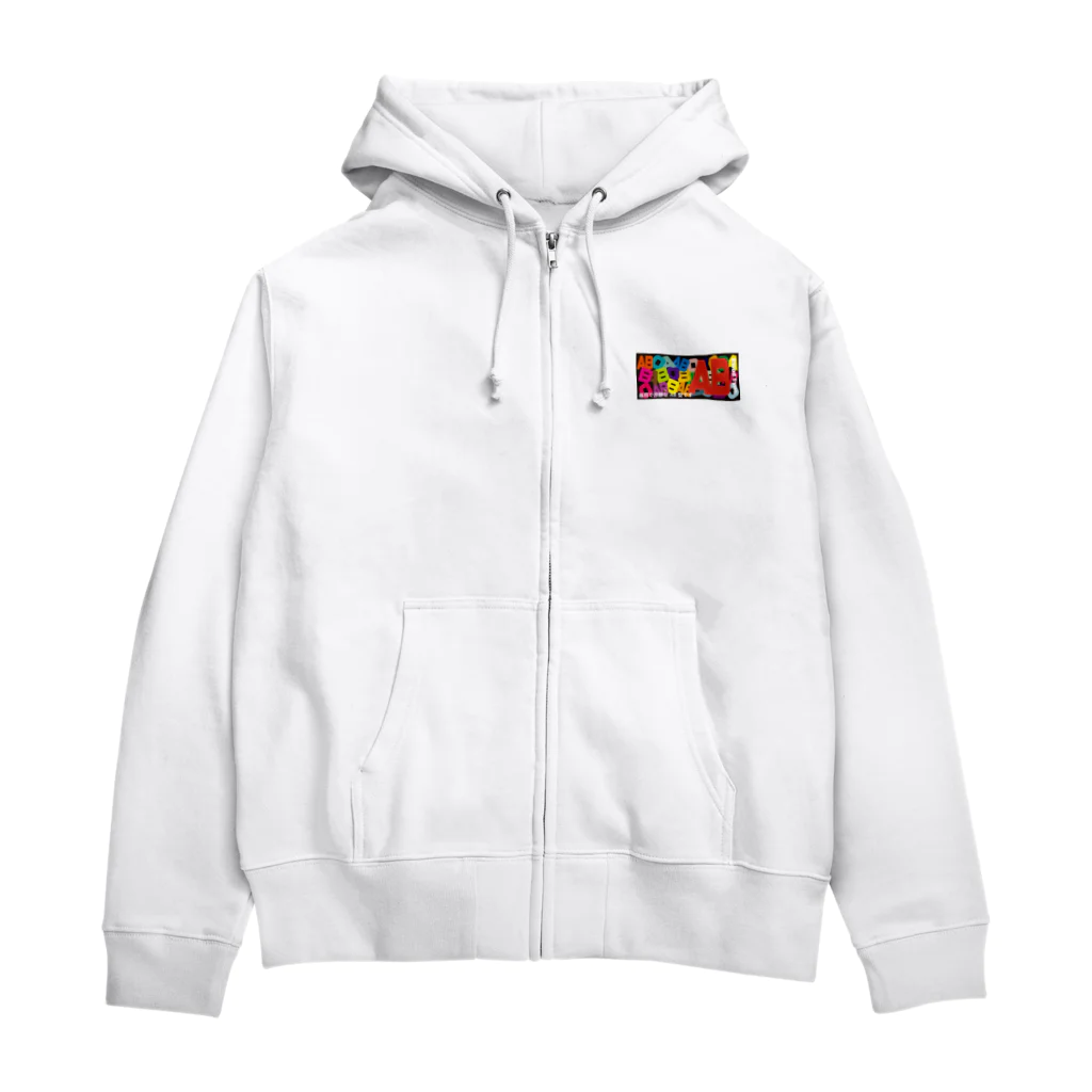 フォーヴァの血液型AB型 Zip Hoodie