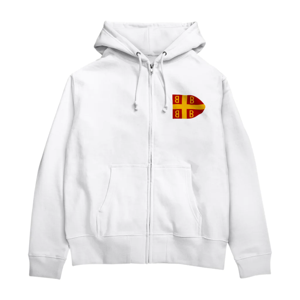 万国国旗ショップのビザンツ帝国(ビザンティン) Zip Hoodie