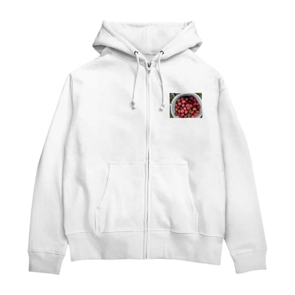 笑顔が好きの夏だ美味しい果物だ😊 Zip Hoodie