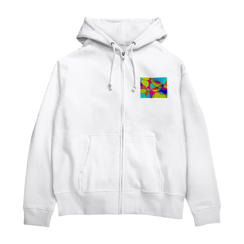 ふくふくろうのからふる丸丸 Zip Hoodie