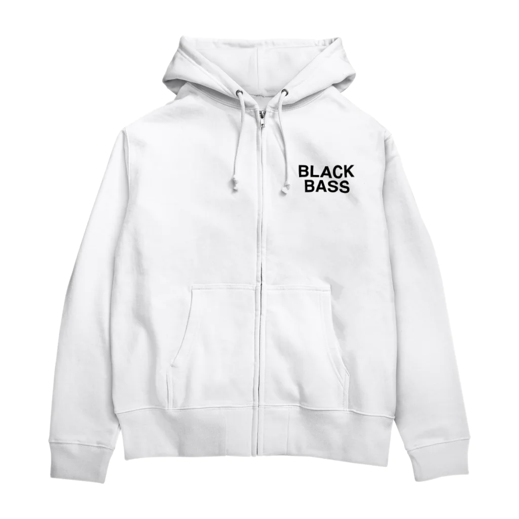 TOKYO LOGOSHOP 東京ロゴショップのBLACK BASS-ブラックバス- Zip Hoodie