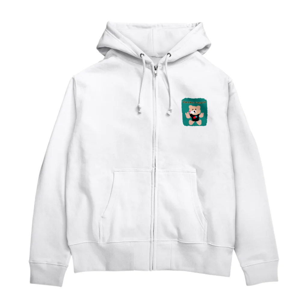 アケジの可愛いもの沢山のショップのワクチンパスポート（  Vaccine Passport）アイテム Zip Hoodie