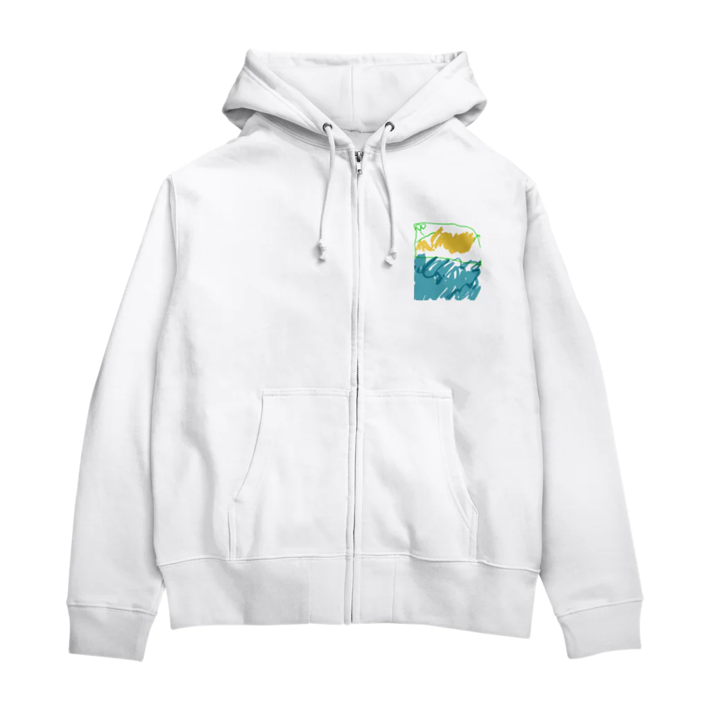 みなみの家のさばがいます Zip Hoodie