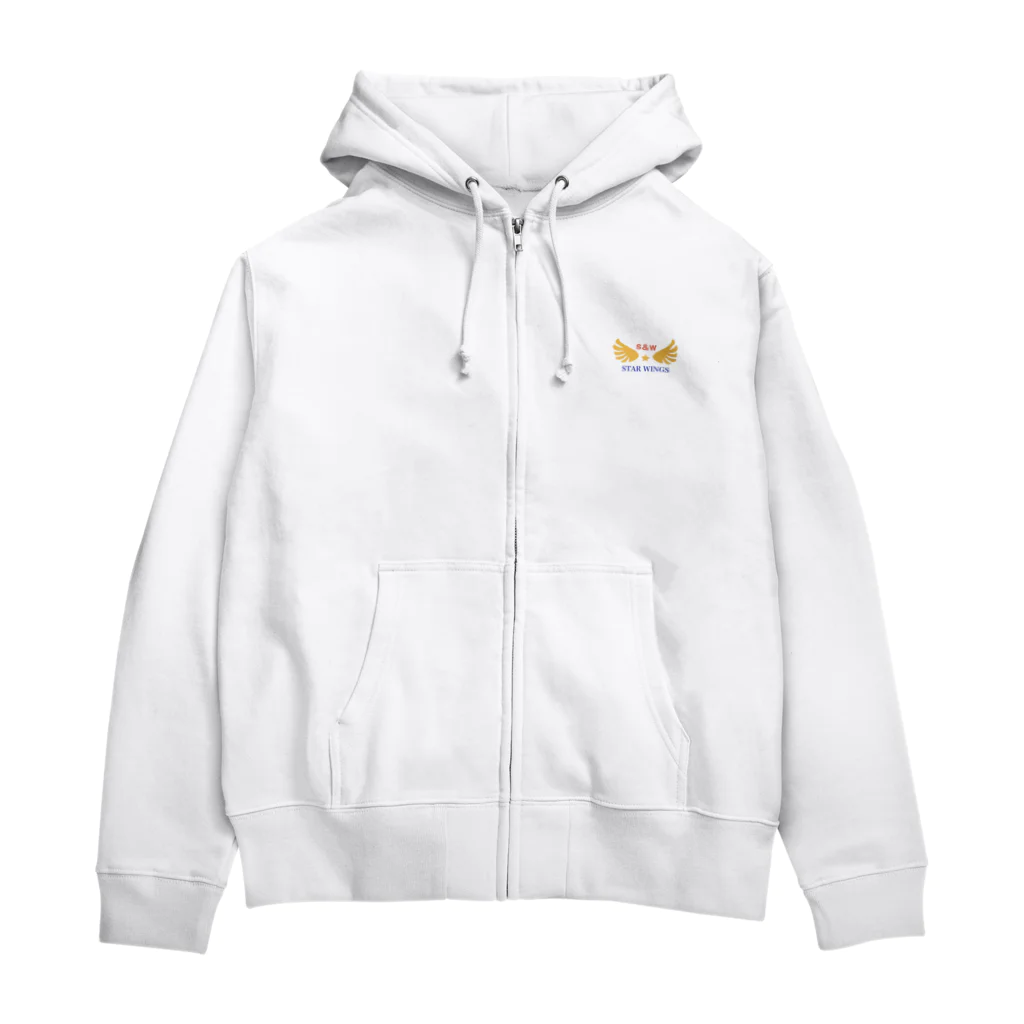 H.OCEANのスターウィングス Zip Hoodie