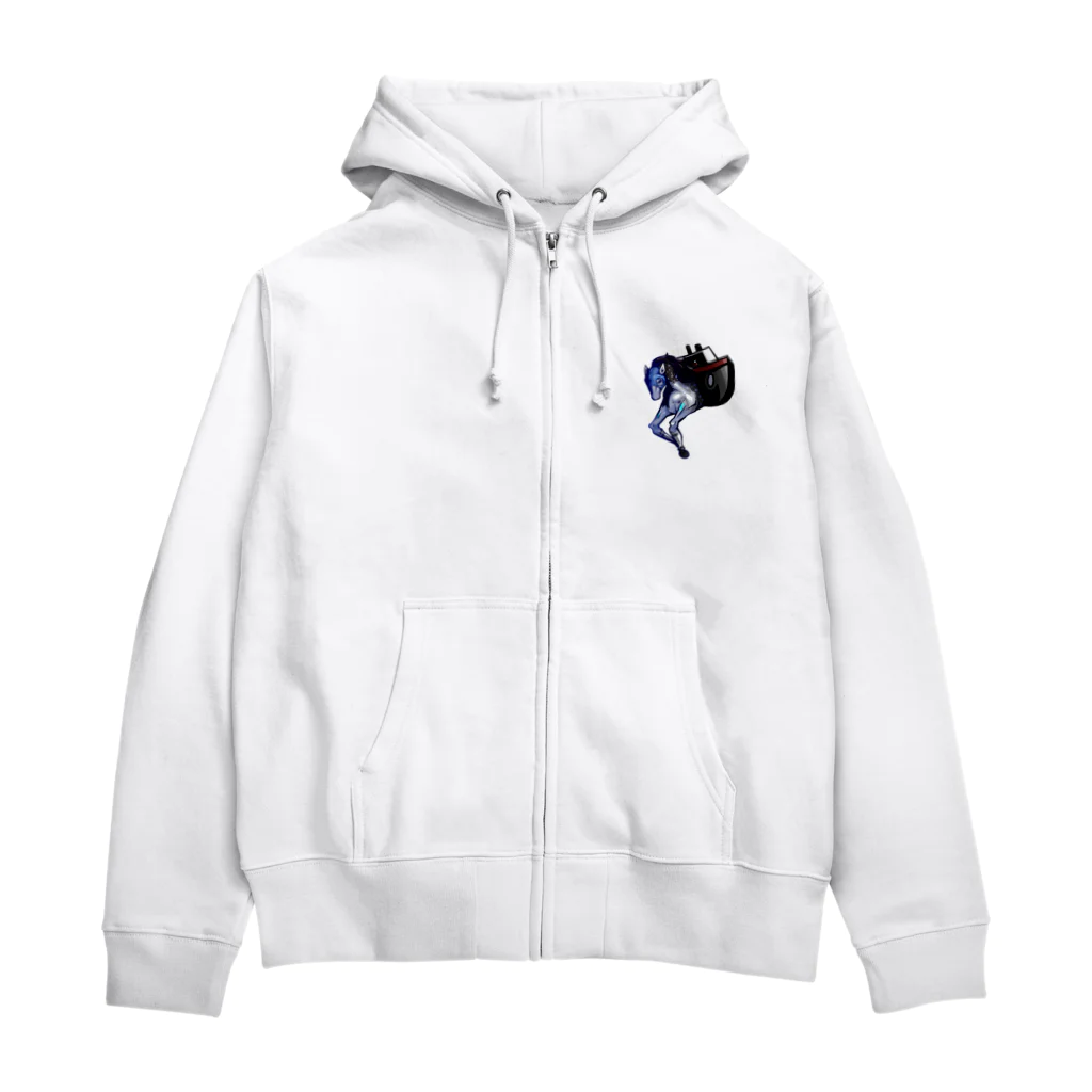 こび2号🐴の黒船来航パーカー。 Zip Hoodie