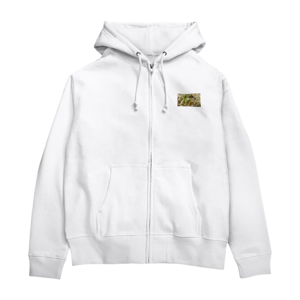 フンコロガシの気まぐれ屋の睨みをきかせるカエル Zip Hoodie