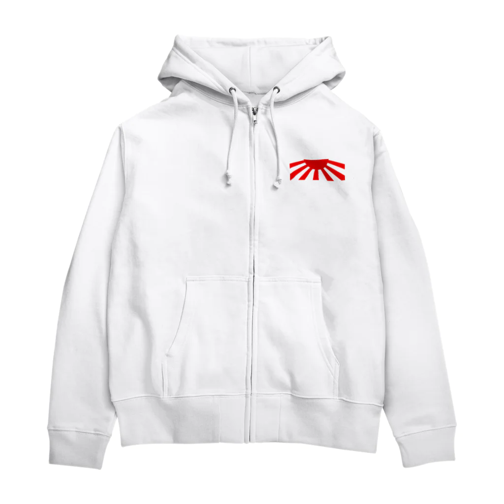 ヒガンバナの旭日 Zip Hoodie