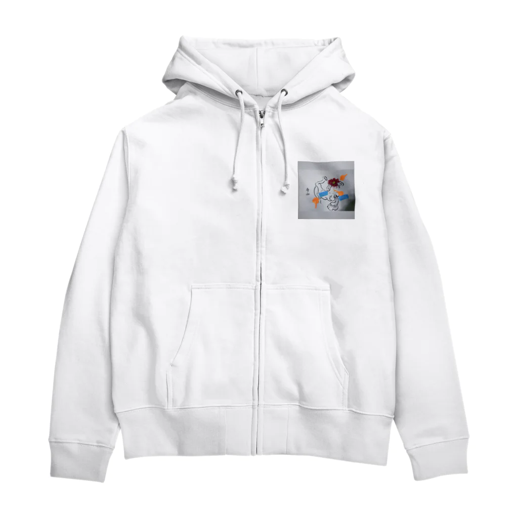 ゆっきゃーな👼の江戸時代の想像力 Zip Hoodie