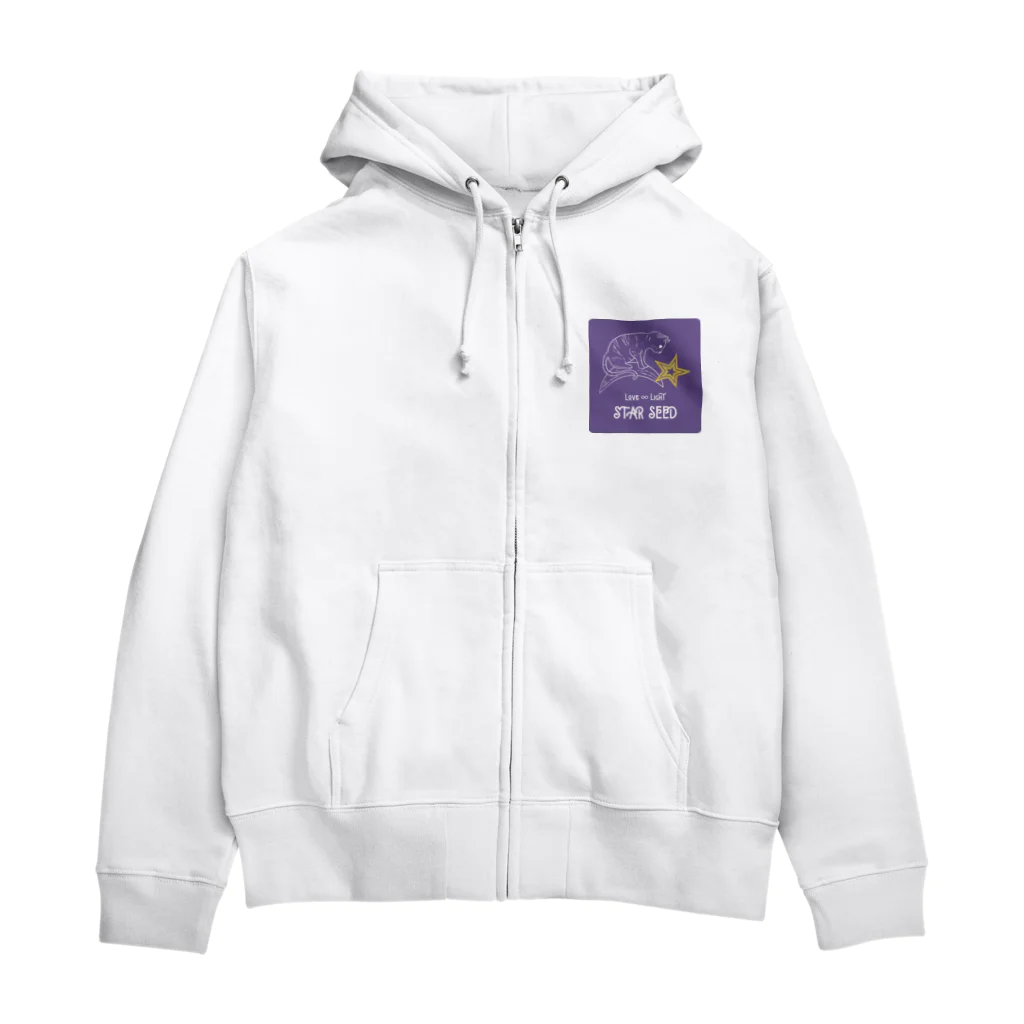 スターシード専用のスターシード専門☆猫月バージョン Zip Hoodie