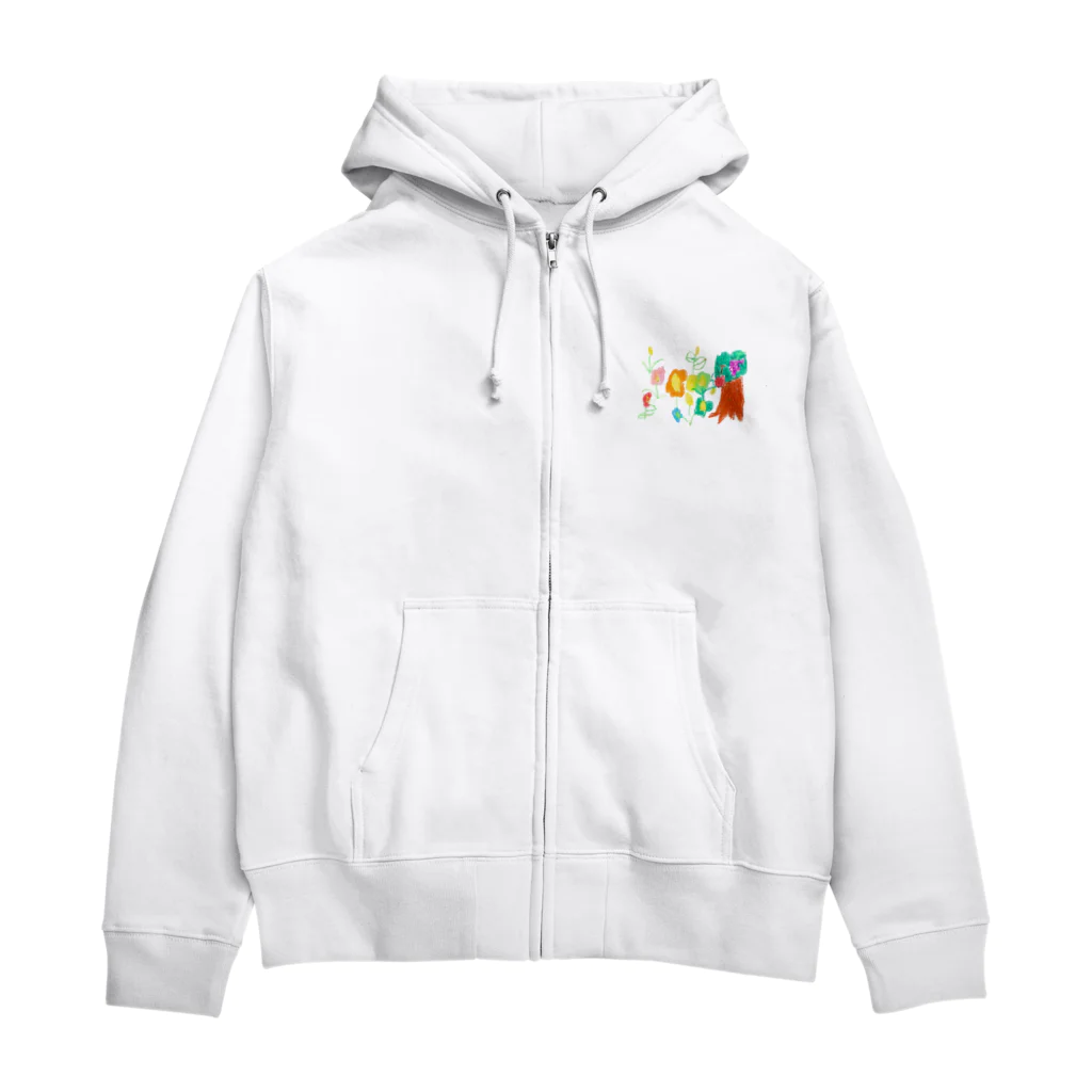 myshopのこどもお絵描きグッズ Zip Hoodie