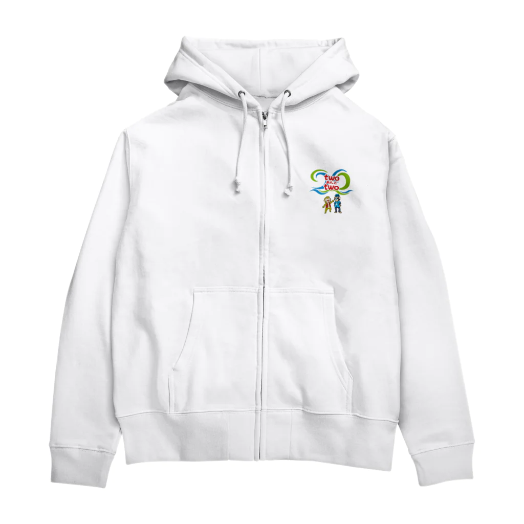 twoあんどtwoのポップあんどクラシック Zip Hoodie