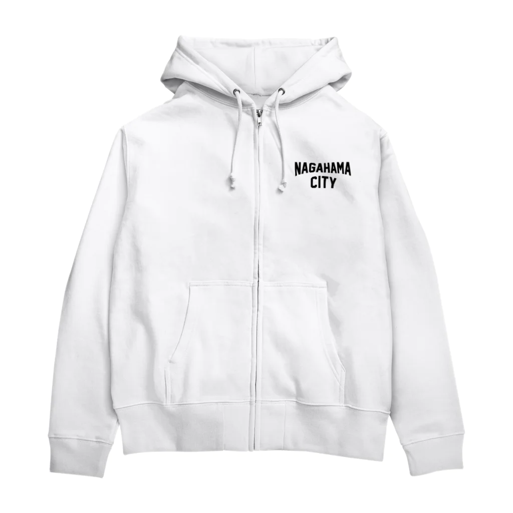 JIMOTOE Wear Local Japanの長浜市 NAGAHAMA CITY Zip Hoodie