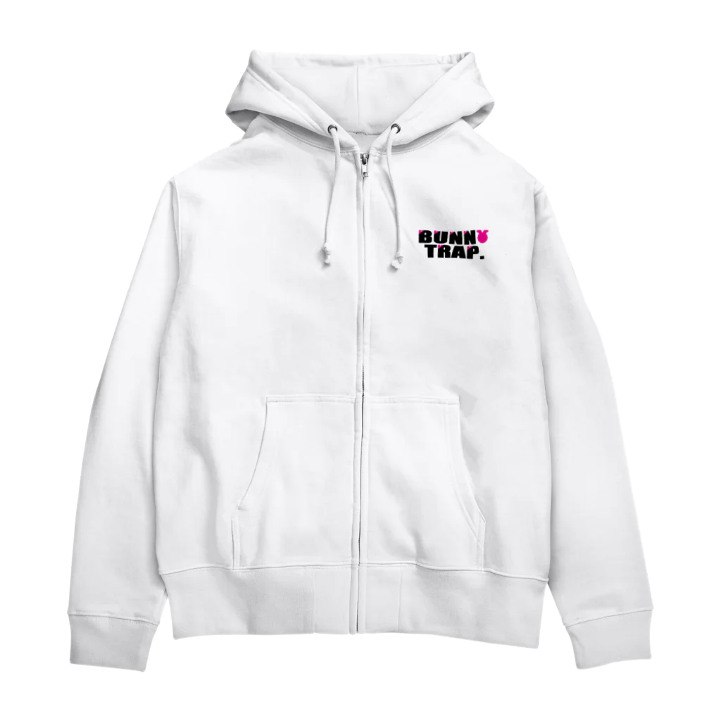 BUNNY TRAP. Original shopのクールロゴジップパーカー Zip Hoodie