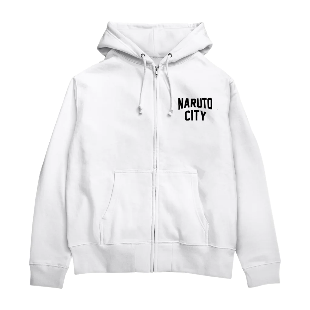 JIMOTOE Wear Local Japanの鳴門市 NARUTO CITY Zip Hoodie