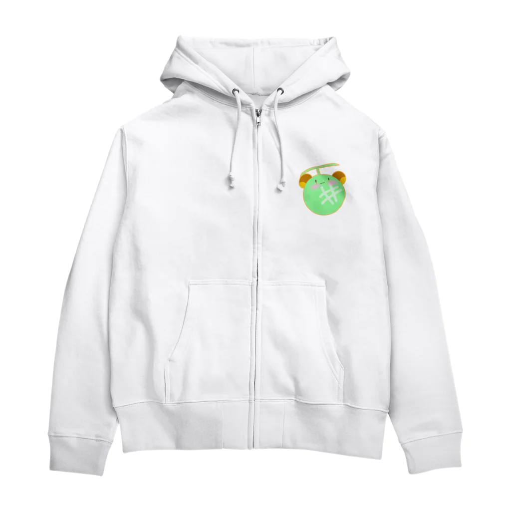 えめ🏴‍☠️のめろくまちゃんとおでかけパーカー Zip Hoodie