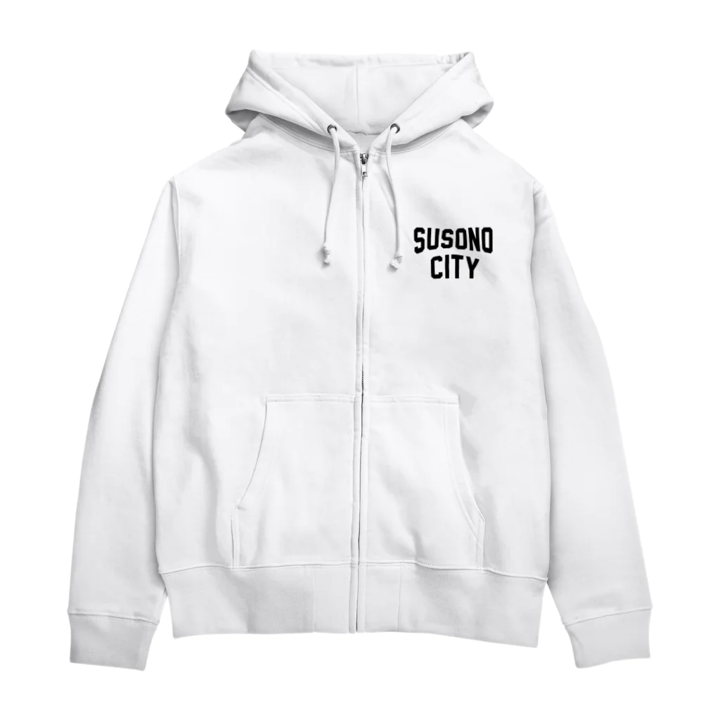 JIMOTOE Wear Local Japanの裾野市 SUSONO CITY Zip Hoodie