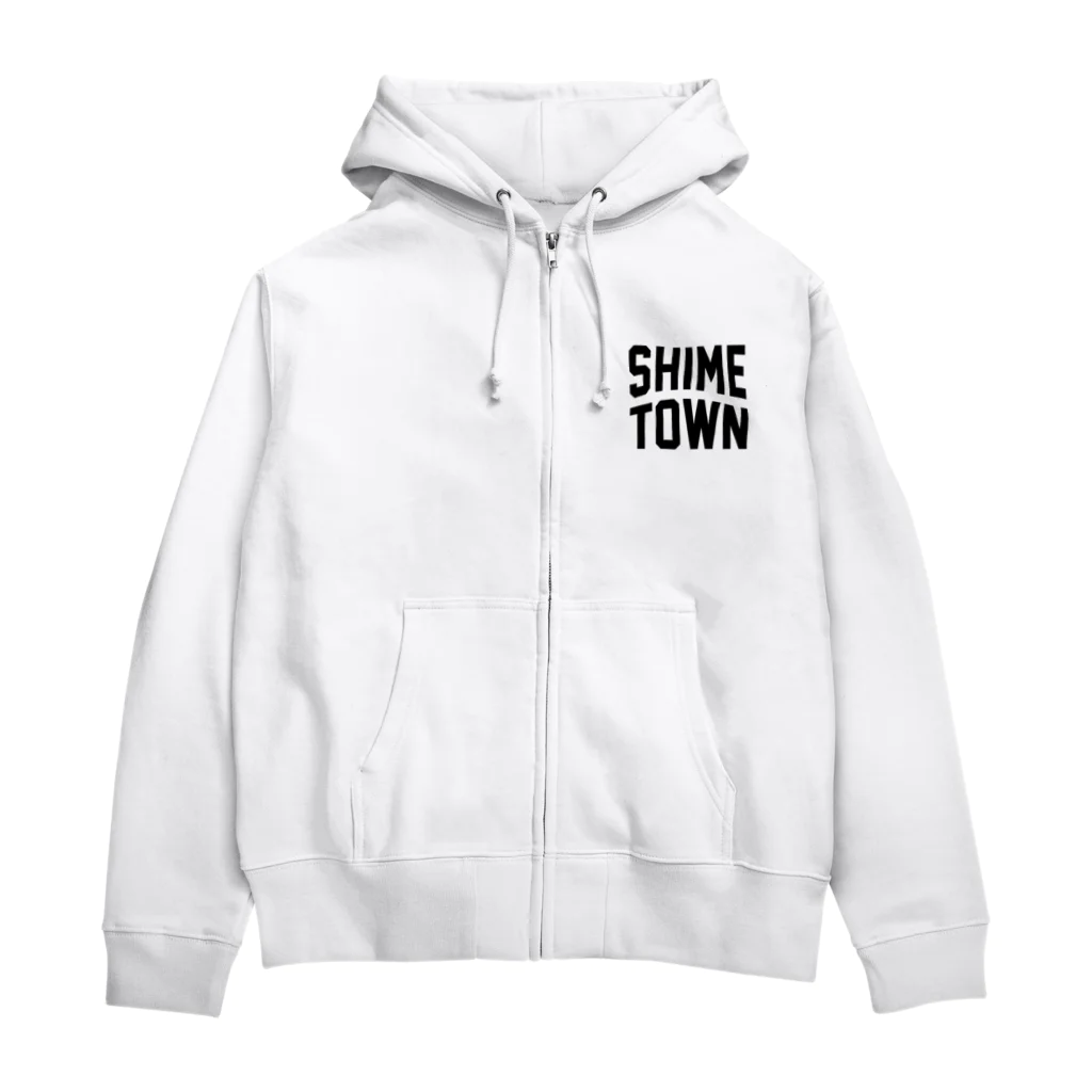JIMOTOE Wear Local Japanの志免町 SHIME TOWN Zip Hoodie