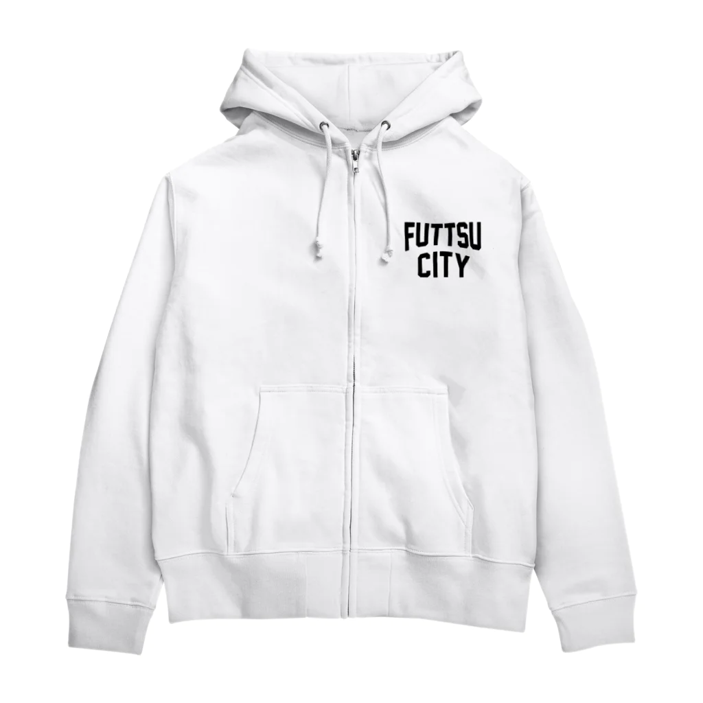 JIMOTOE Wear Local Japanの富津市 FUTTSU CITY Zip Hoodie