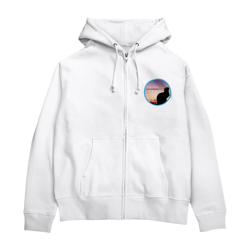 *̩̩͙𝔠𝔬𝔠𝔬'𝔰 𝔥𝔬𝔲𝔰𝔢*̣̣̥𓃠のcoco's house Zip Hoodie