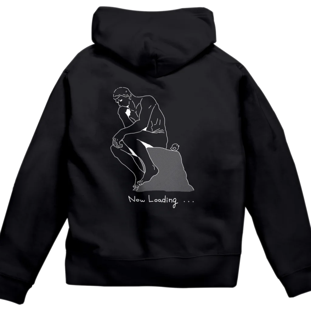 日々碌ストアのnowloadingの人 Zip Hoodie