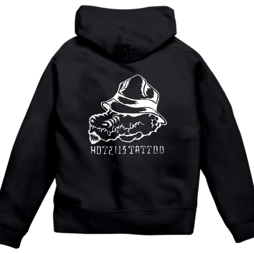 HOTEI13TATTOOのロゴフーディー Zip Hoodie