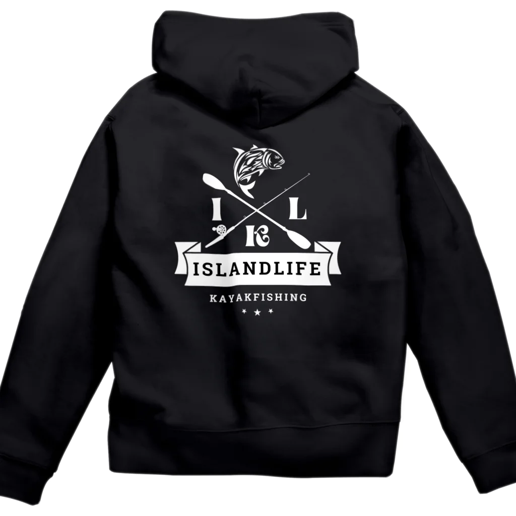 アイランドライフのIslandlife　両面ロゴ Zip Hoodie