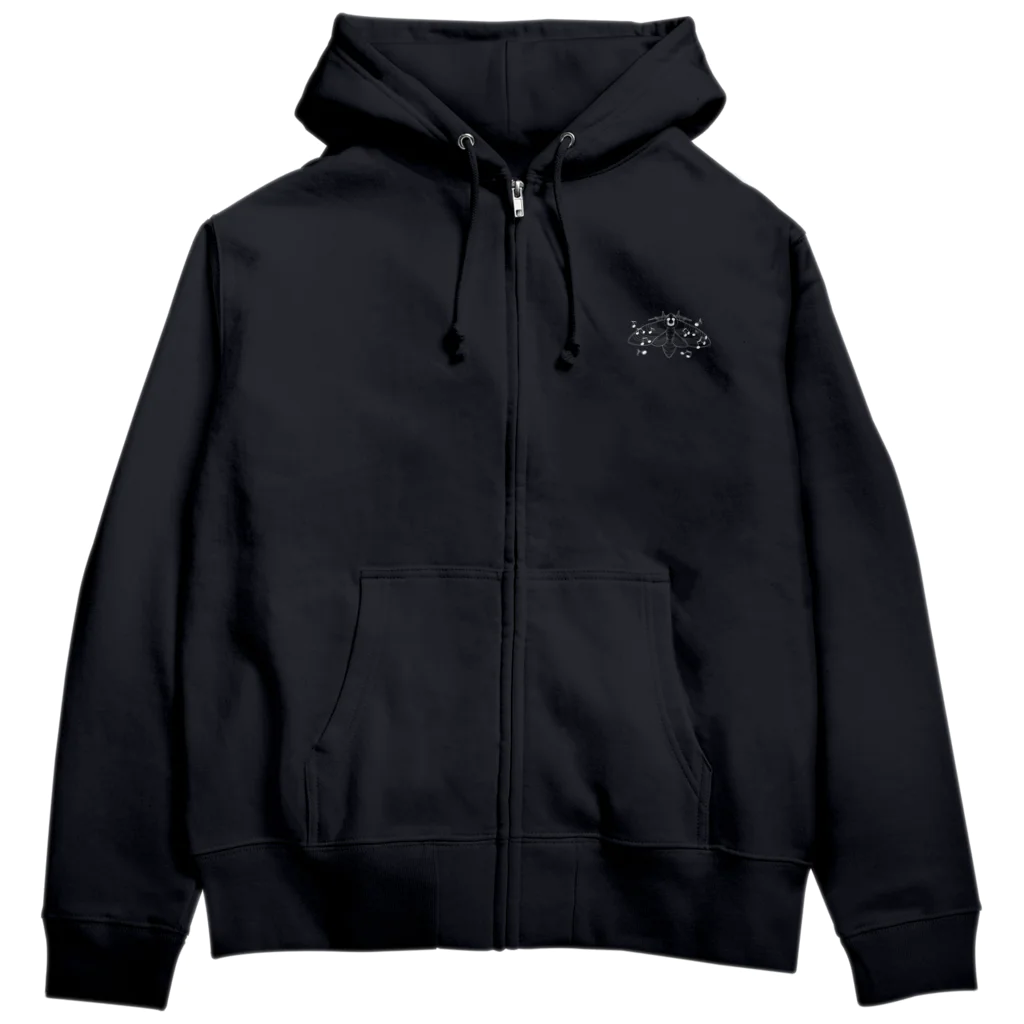 薄旅さなぎのロックメンガタスズメ Zip Hoodie