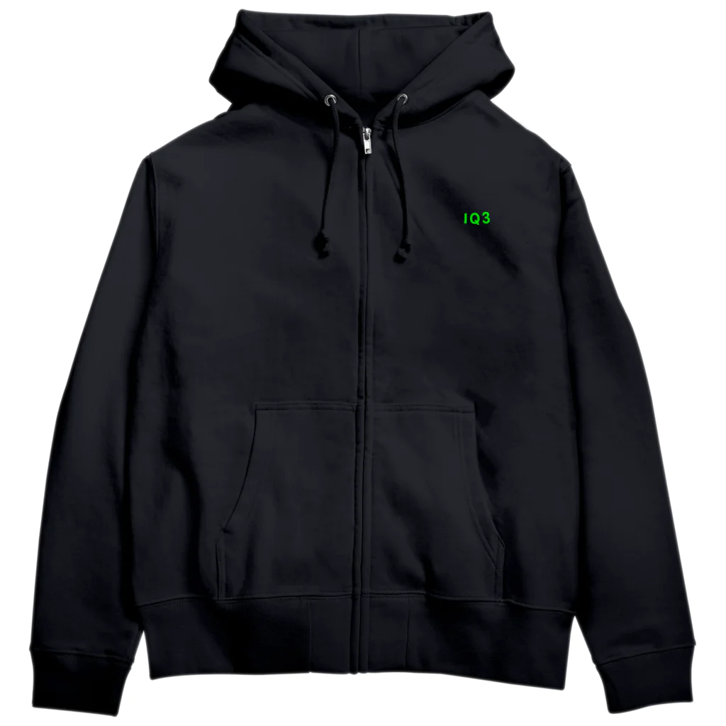 非ユークリッド幾何学を考える kodaisakanaのIQ3 Zip Hoodie