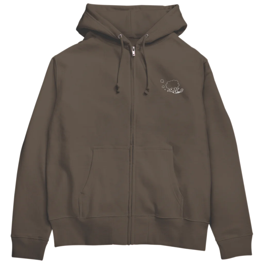 むにちょこのにんぎょちゃん（ぷくぷく） Zip Hoodie