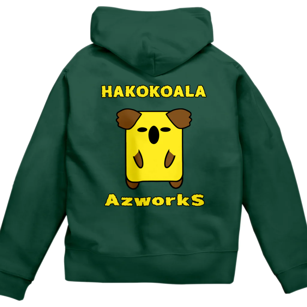 Ａ’ｚｗｏｒｋＳのハココアラ（黄） Zip Hoodie