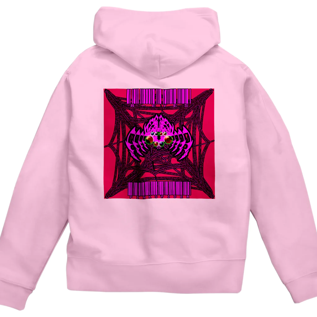 Ａ’ｚｗｏｒｋＳの8-EYES PINKSPIDER Zip Hoodie