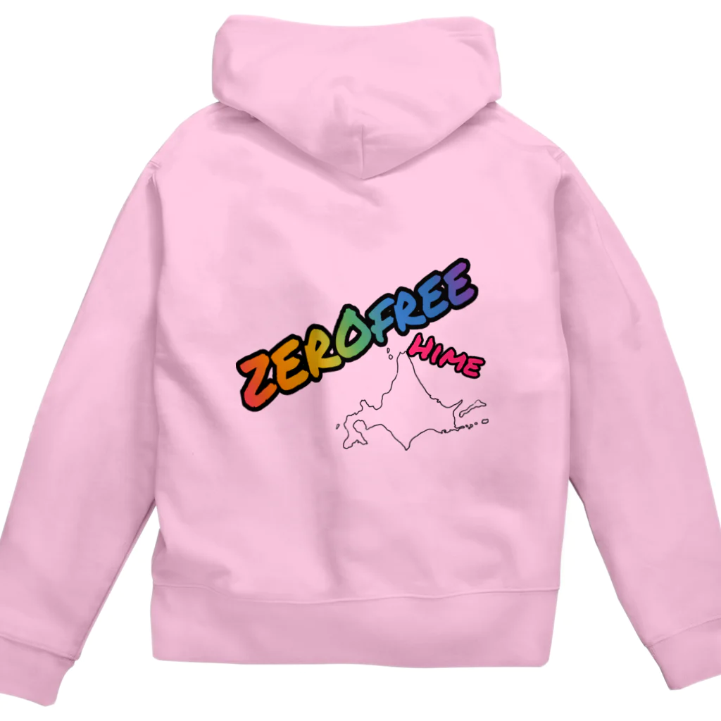 羽元 闇姫のチームZEROfree Hime Zip Hoodie