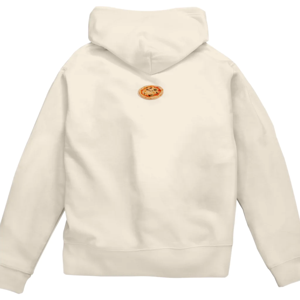 ちぃずｻﾝBASEの背後のマルゲリータ Zip Hoodie