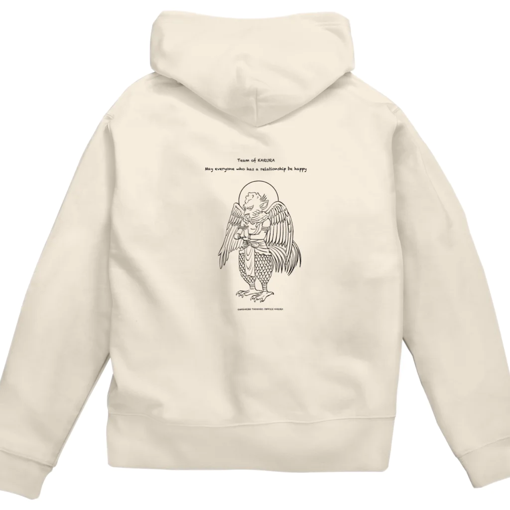 OFFICE KARURAの迦楼羅神_ Zip Hoodie