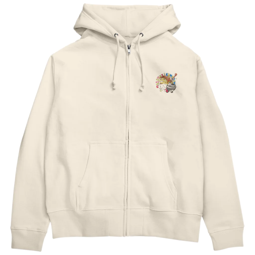 くまがわ提丞限定グッズショップのくまがわ提丞キャラクターグッズ Zip Hoodie