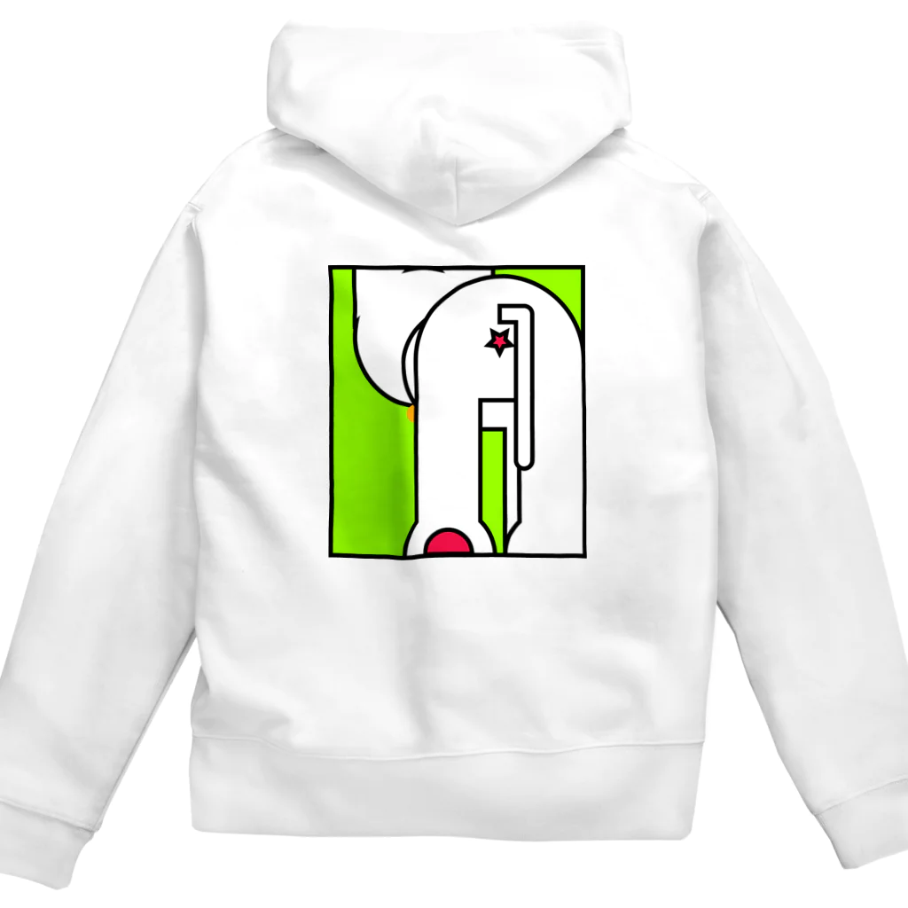 自信課長！の猫用口 Zip Hoodie