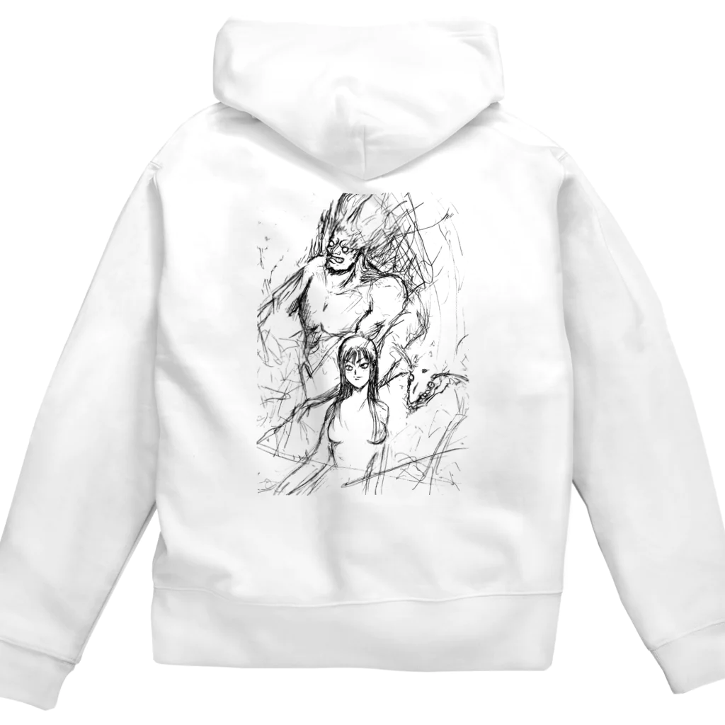 Free-bizの天使・エレメントx3 Zip Hoodie