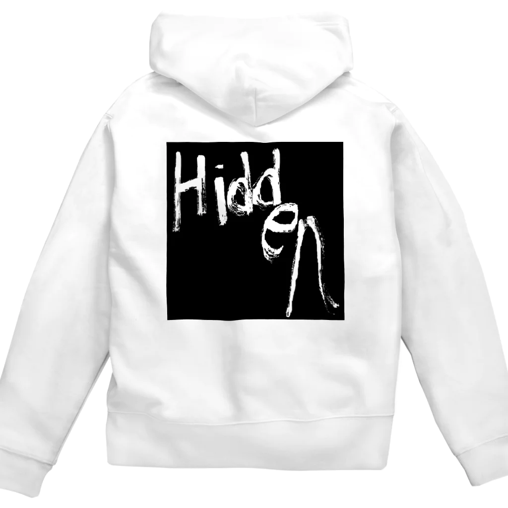 HIDDEN_IN_THE_APARTMENTのRectangle Logo Zip Hoodie