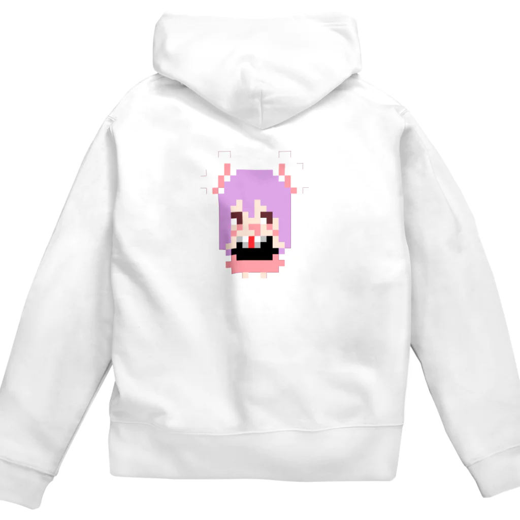 林檎✡PandemoniuMのドット絵うどんげ Zip Hoodie