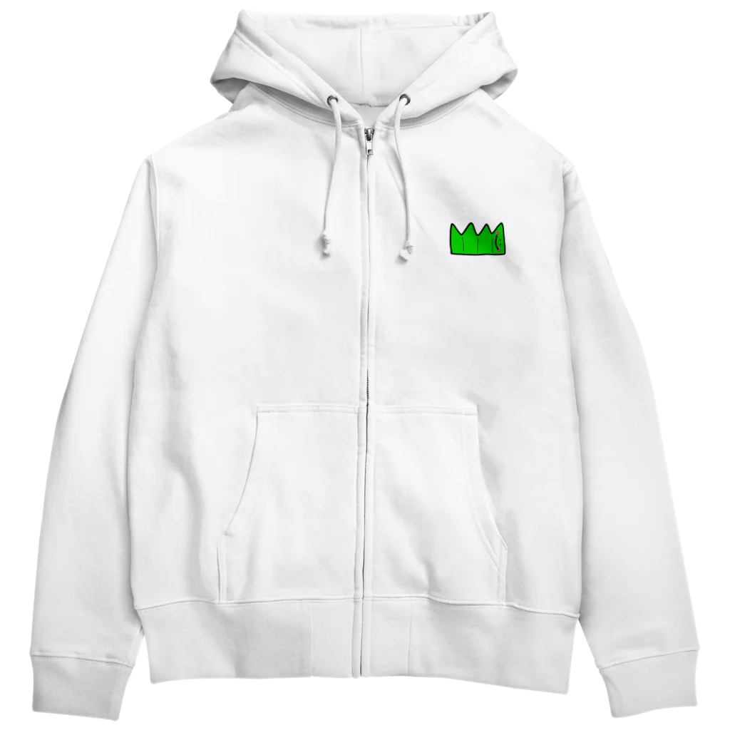 LoveAmooNのへんてこキャラクター お弁当の『ばらん』🌱💗 Zip Hoodie