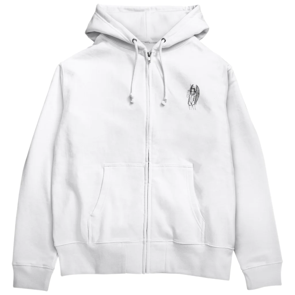 Free-bizの天使・エレメントx3 Zip Hoodie