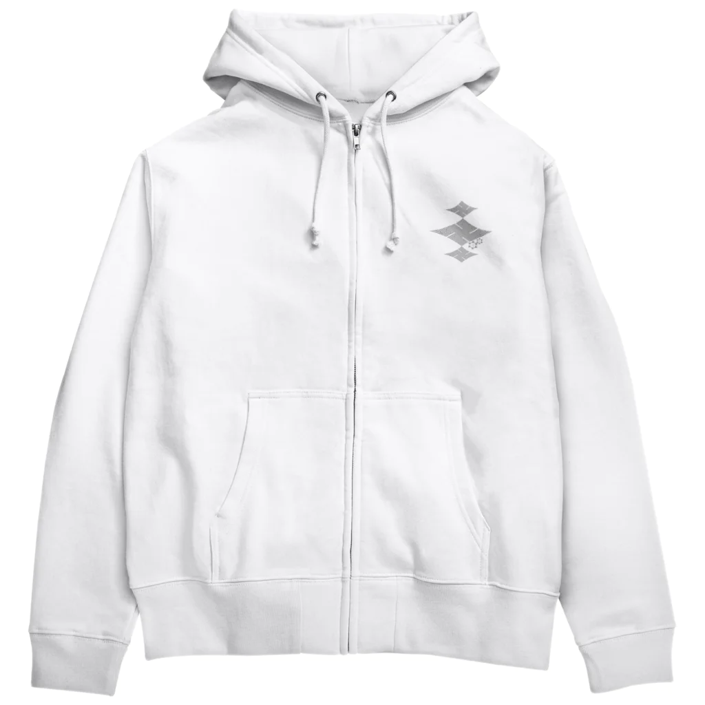 RMk→D (アールエムケード)の楼卍(ロマン)の灰 Zip Hoodie