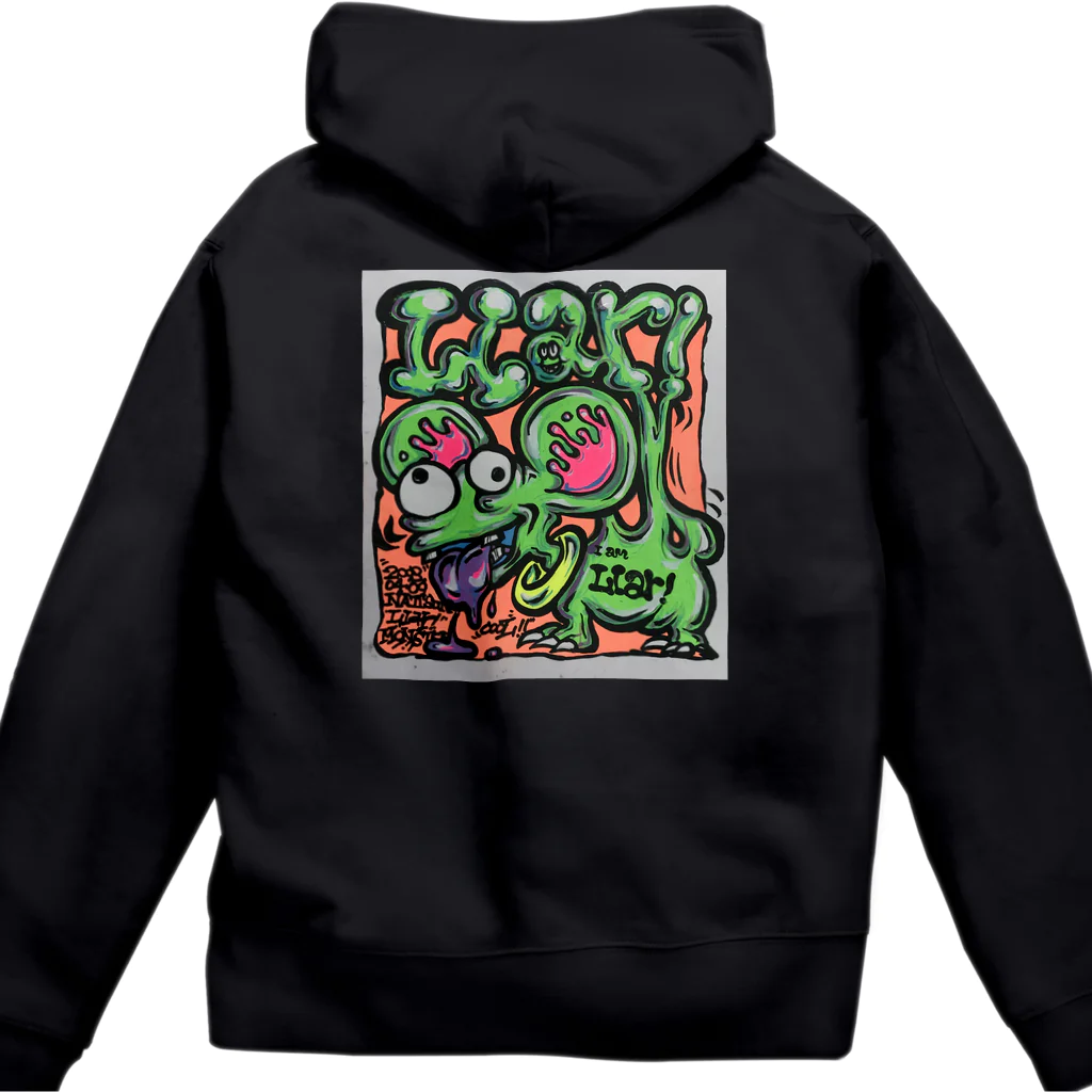 MOJaのLiar(ライヤ) Zip Hoodie