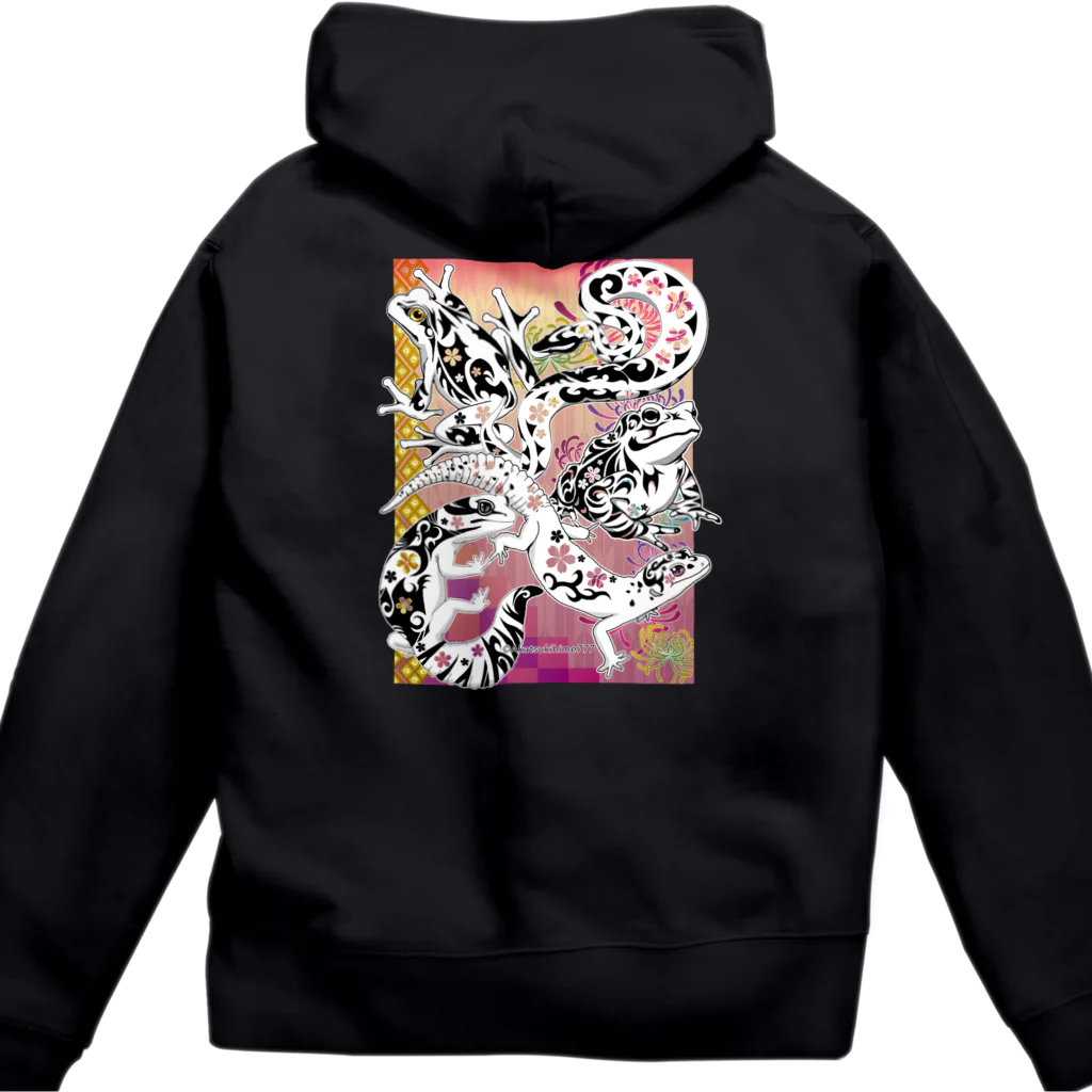 箱庭金魚❀暁姫の桜トライバルspecial集合 Zip Hoodie