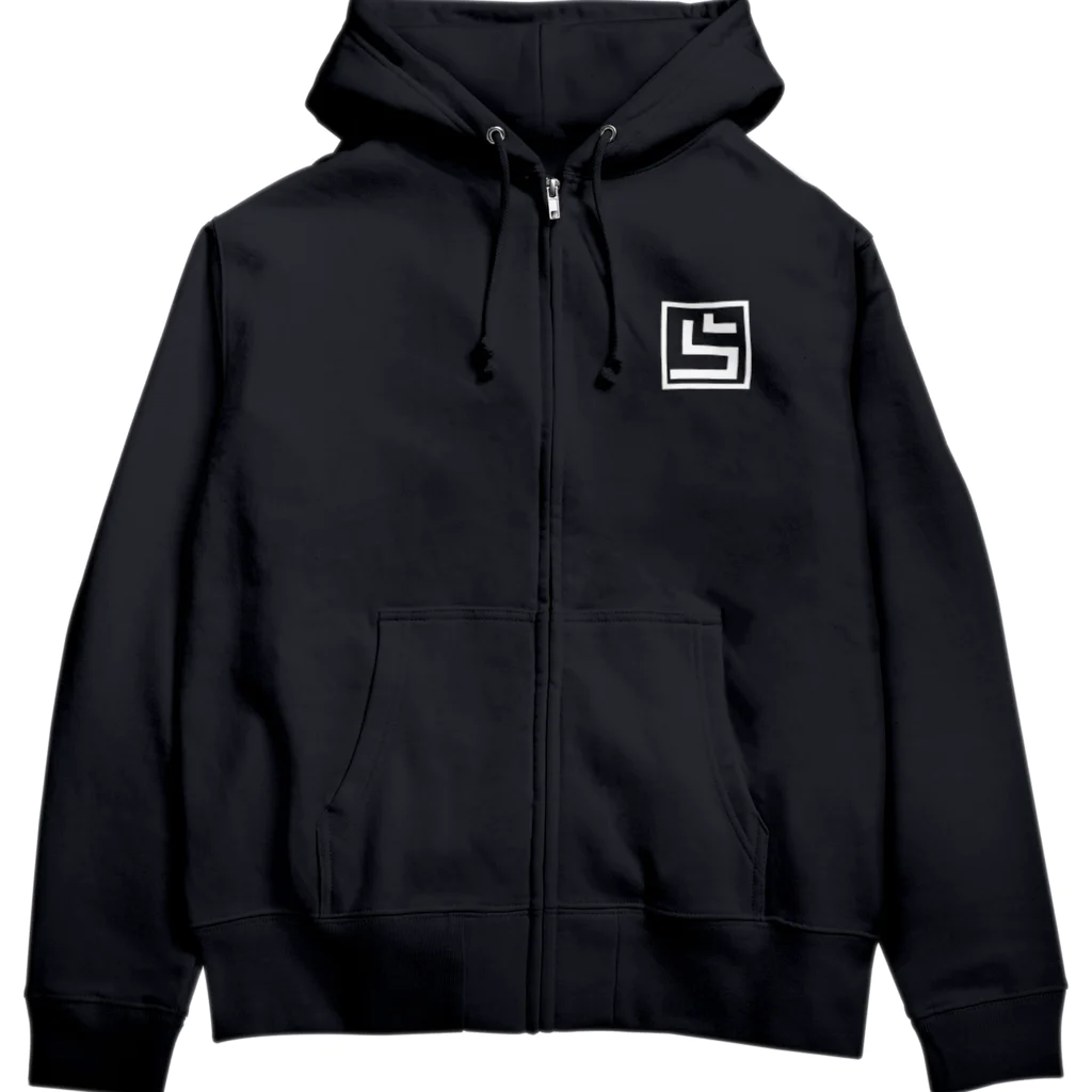 白くて楽しい森の白楽パーカー Zip Hoodie