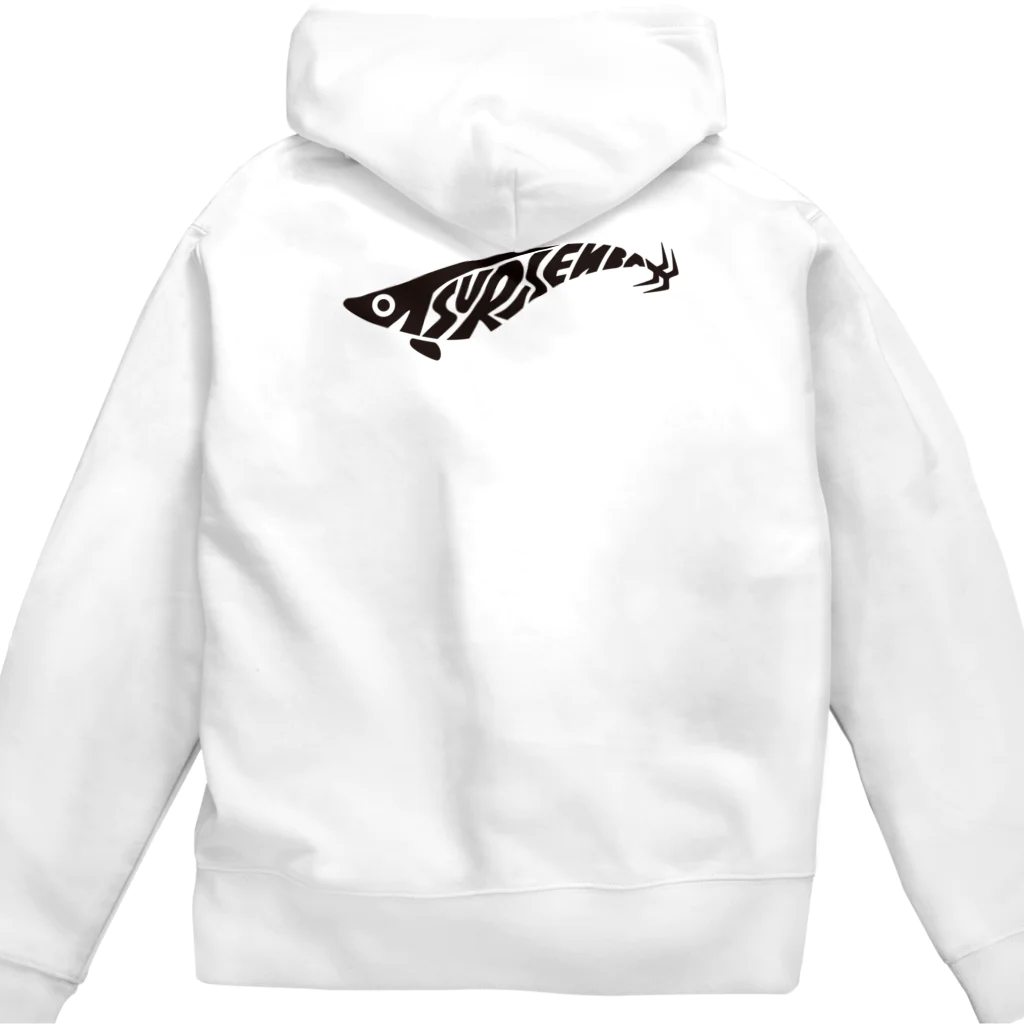 釣りせんばのエギロゴシリーズ Zip Hoodie