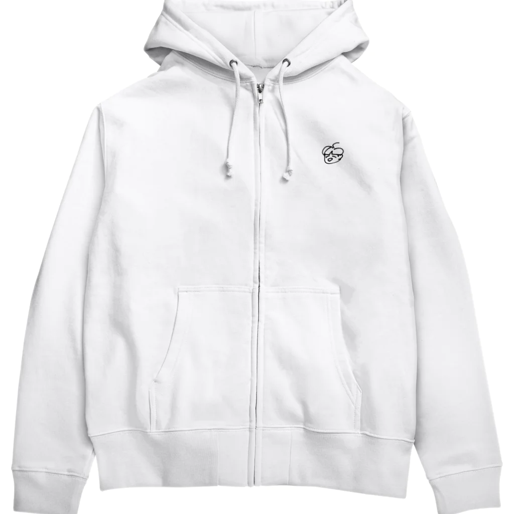 ぼくたろうのぼくたろうを胸に添えて Zip Hoodie