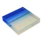 mizuphoto galleryのwestern sandy beach Acrylic Block :placed flat