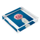 trickNFTartの芍薬 Acrylic Block :placed flat