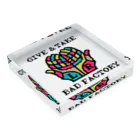 BAD FACTORYのG&T　四色定理 Acrylic Block :placed flat